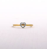 Anillo Diamante Oro Corazón 0.08(12) Ct Nº 13