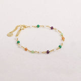 Pulsera Piedras Colores