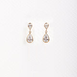 Pendientes circonitas gotas