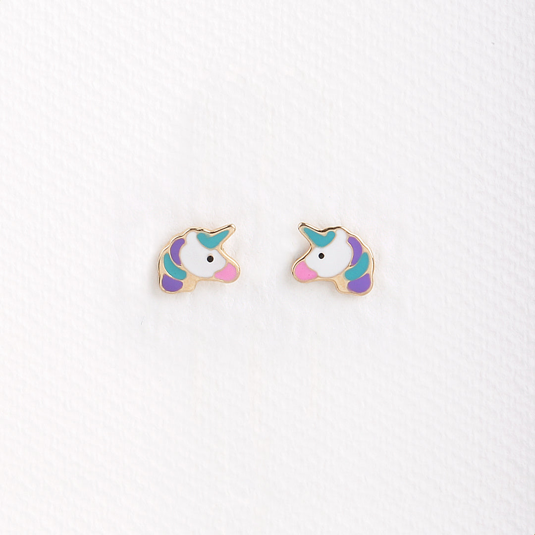 Pendientes unicornio