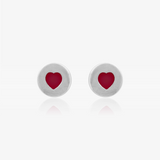 Pendientes Corazon Esmalte