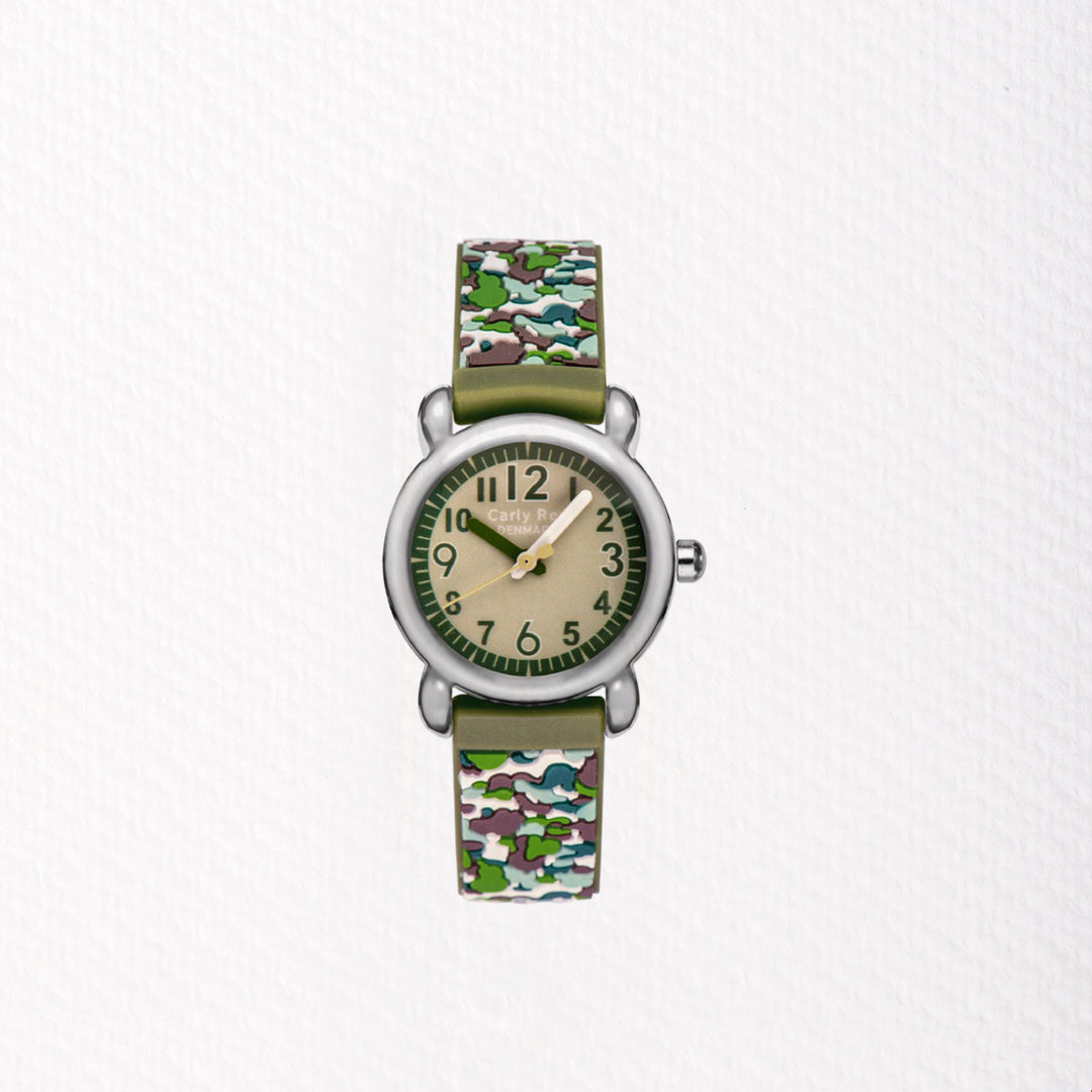 RELOJ - CAMUFLAJE verde